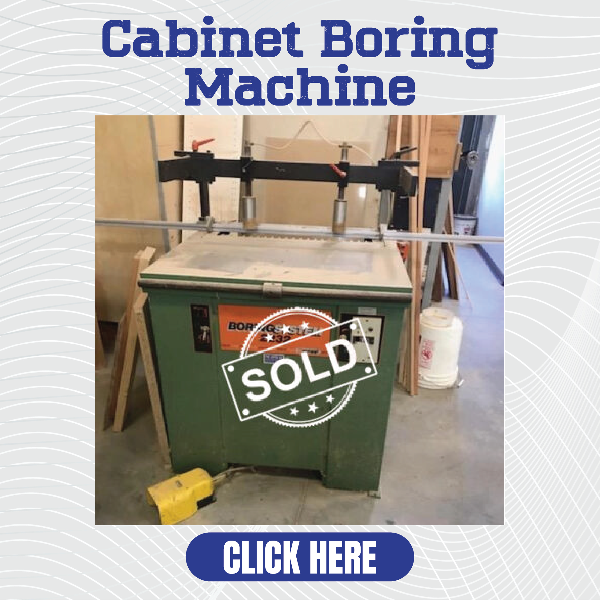 Cabinet Boring Machine