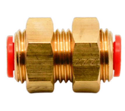Bulkhead Union – 3/8" OD Push-to-Connect Air Fitting