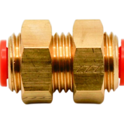 Bulkhead Union – 3/8" OD Push-to-Connect Air Fitting