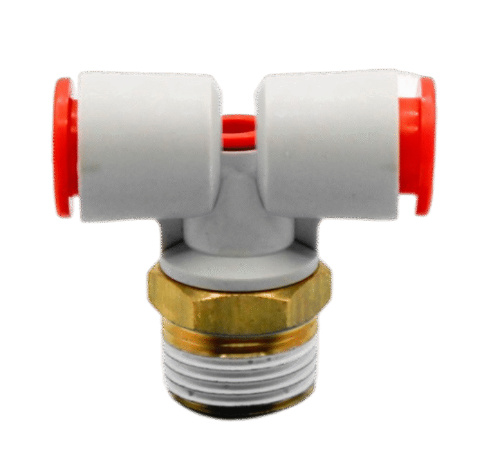 4277P-4 Male Branch TEE 1/4" NPT, 1/4" OD