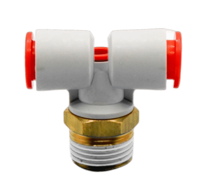 4277P-8 Male Branch TEE 3/8"NPT, 3/8" OD