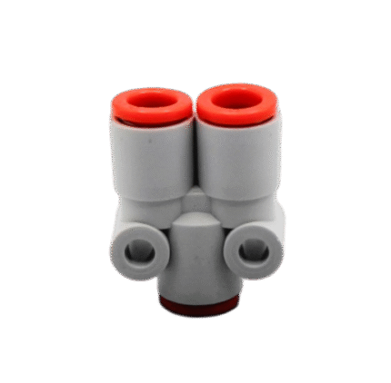 Male Branch "Y" 3/8" OD, 1/4" NPT Air Fitting