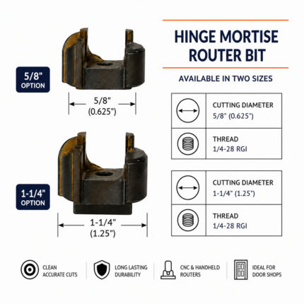 2950-34 Radius Router Bit – 5/8" Radius or 1-1/4" Radius